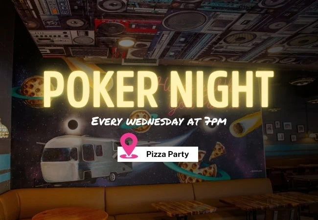 poker night at pizza party