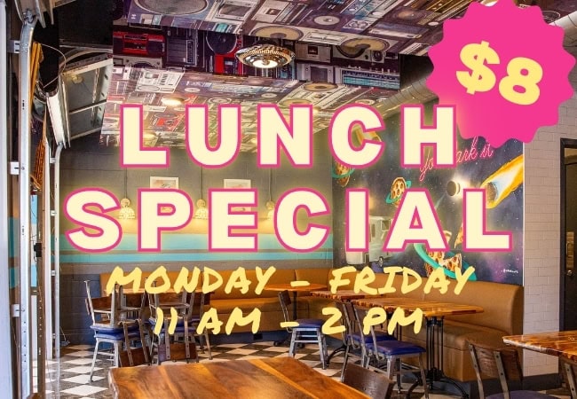 Lunch Special Monday-Friday 11am-2pm